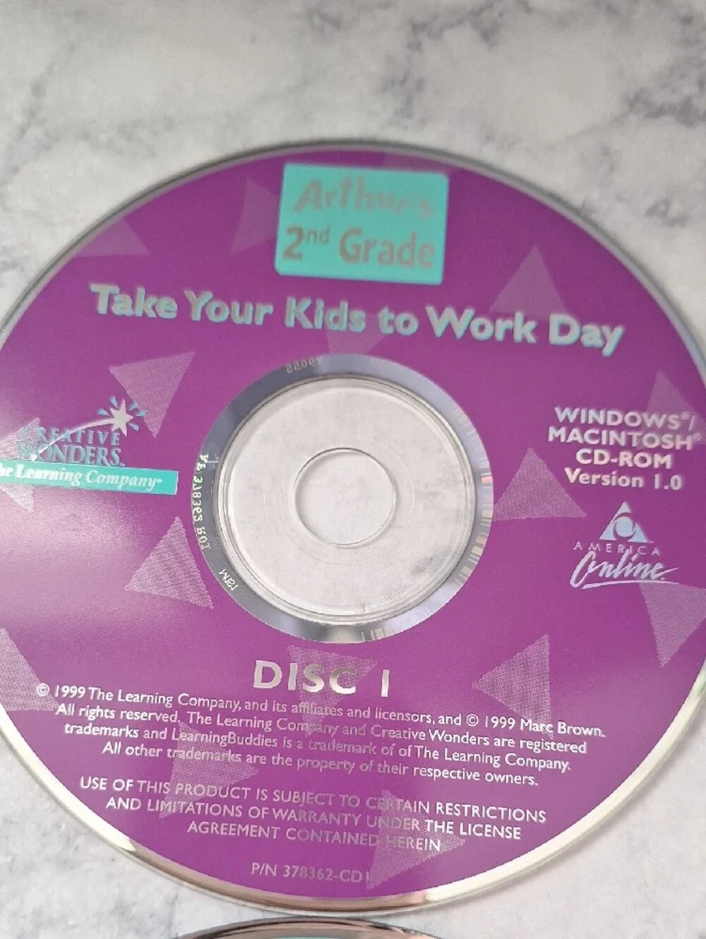 Arthur's 2nd Grade Activity Center PC/Mac CD-ROM - Purple & Teal